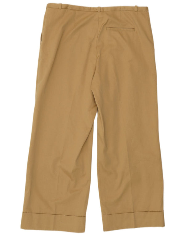 Massimo Dutti Pantalón Chino De Cintura Alta Mujer EU 44 XL W34 L28 Beige