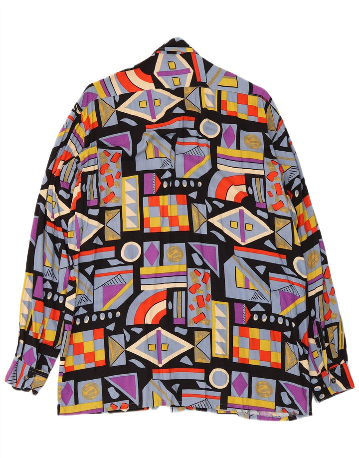 Camisa Camargue Hombre Talla 41/42 Grande Multicolor Geométrico