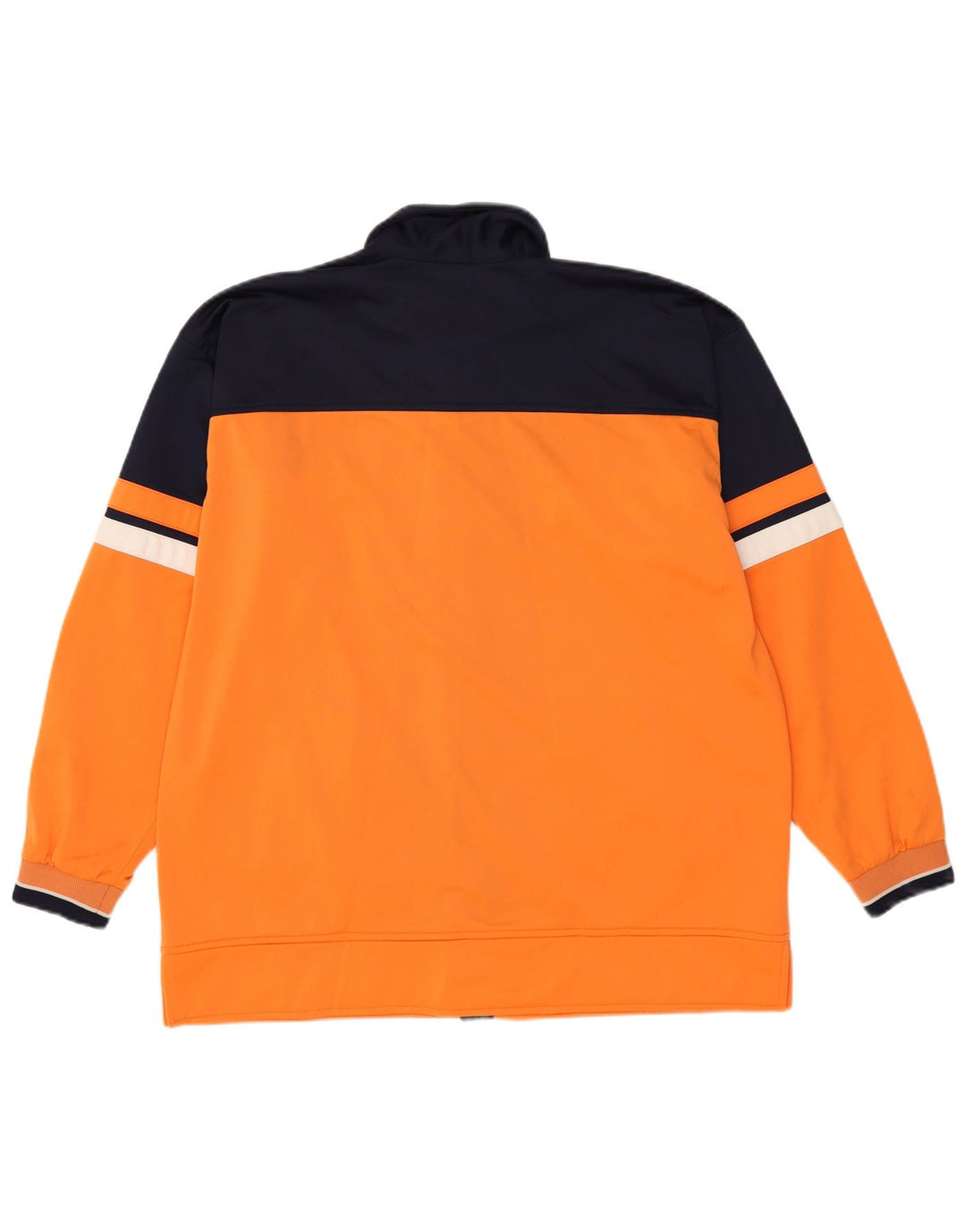 Champion Chaqueta De Chándal Para Hombre Grande Naranja Colorblock Poliéster