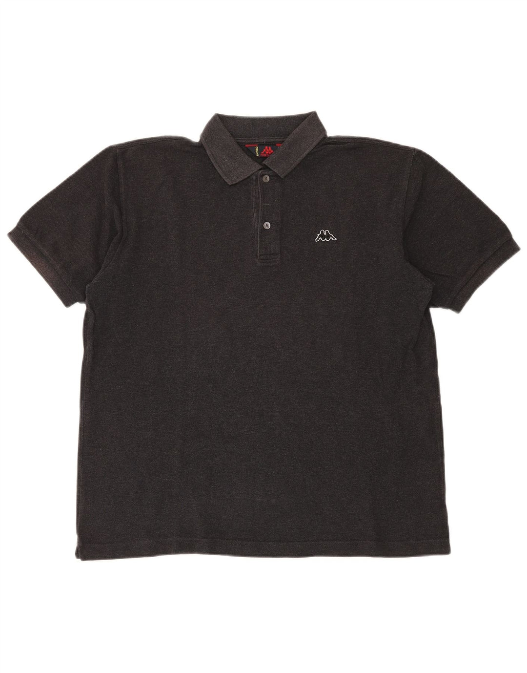 KAPPA Polo Hombre Algodón Gris Medio