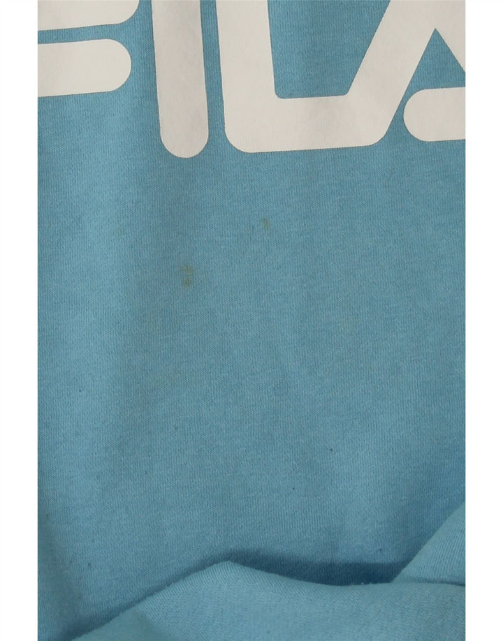 Fila Sudadera Gráfica Para Hombre Jumper XS Poliéster Azul
