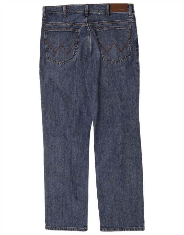 Vaqueros Wrangler Hombre Rectos W35 L32 Algodón Azul