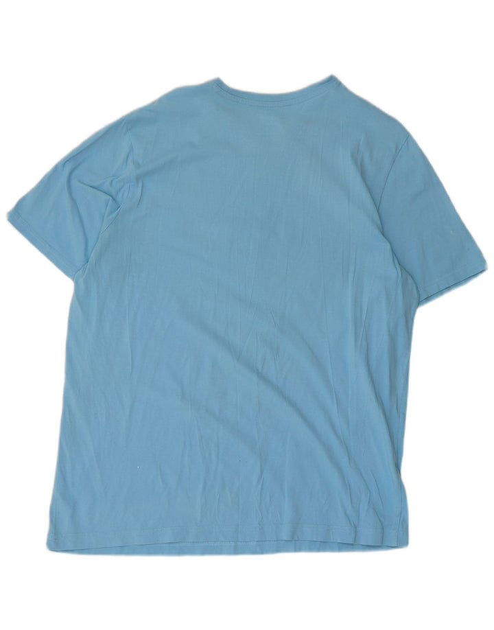 Penguin - Camiseta gráfica para hombre, talla grande, algodón azul