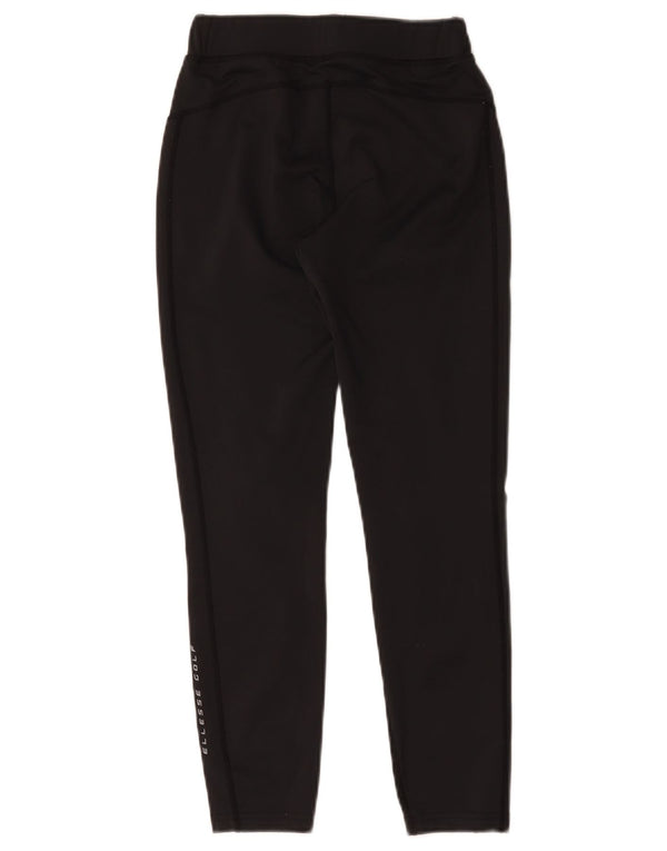 Ellesse Leggings cortos gráficos para mujer UK 8 Small Poliéster negro