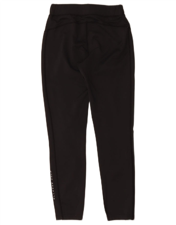 Ellesse Leggings cortos gráficos para mujer UK 8 Small Poliéster negro