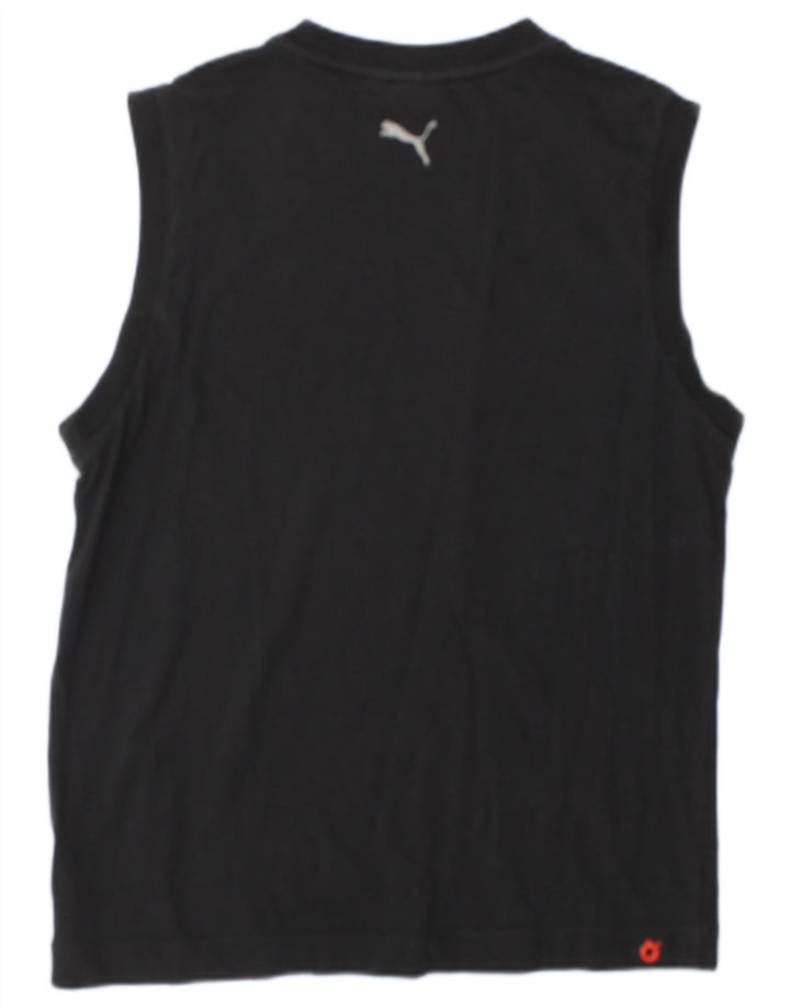 Puma Camiseta gráfica para hombre Top Medium Black
