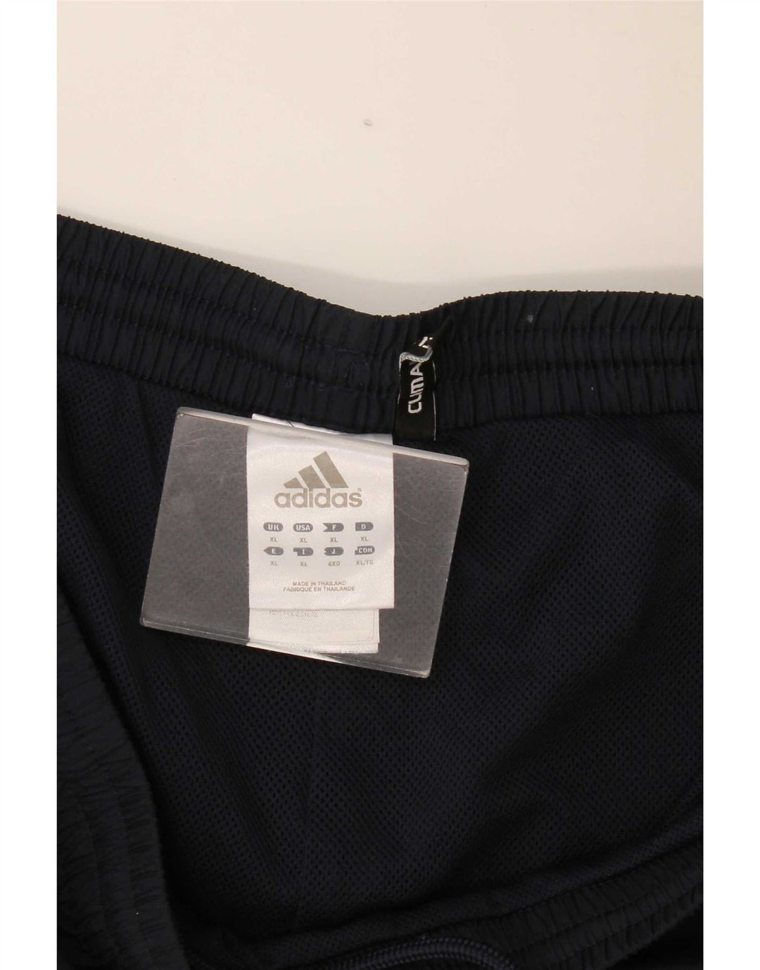 Adidas Pantalones cortos deportivos para hombre XL Azul marino Colorblock Poliéster