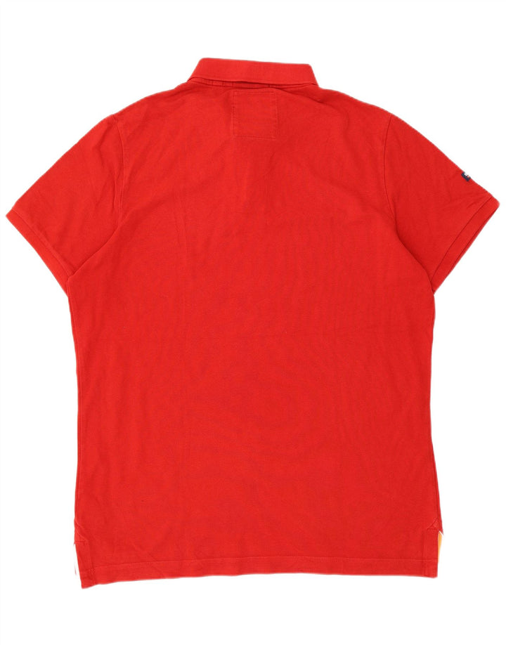 Superdry Polo Para Hombre 3XL Algodón Rojo