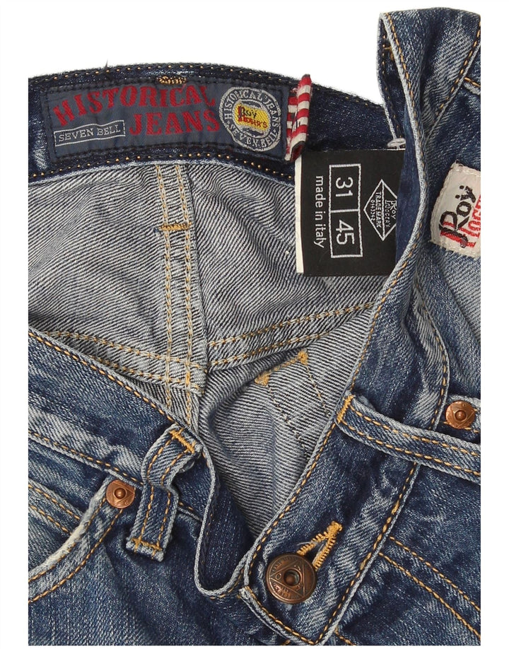 Roy Rogers Vaqueros rectos para hombre IT 45 Small W31 L34 Azul