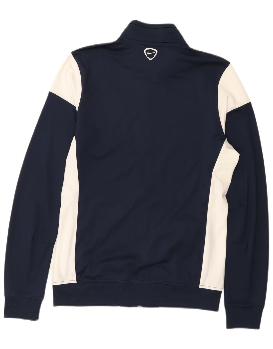 Nike Chaqueta de chándal Dri Fit para hombre con bloques de color azul marino mediano