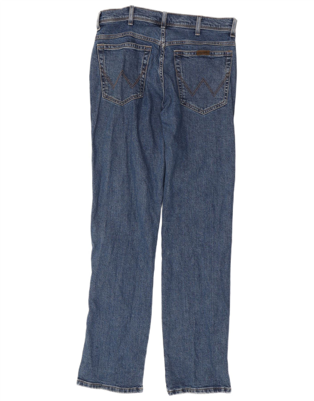 WRANGLER Vaqueros rectos de corte regular para hombre W33 L34 Algodón azul