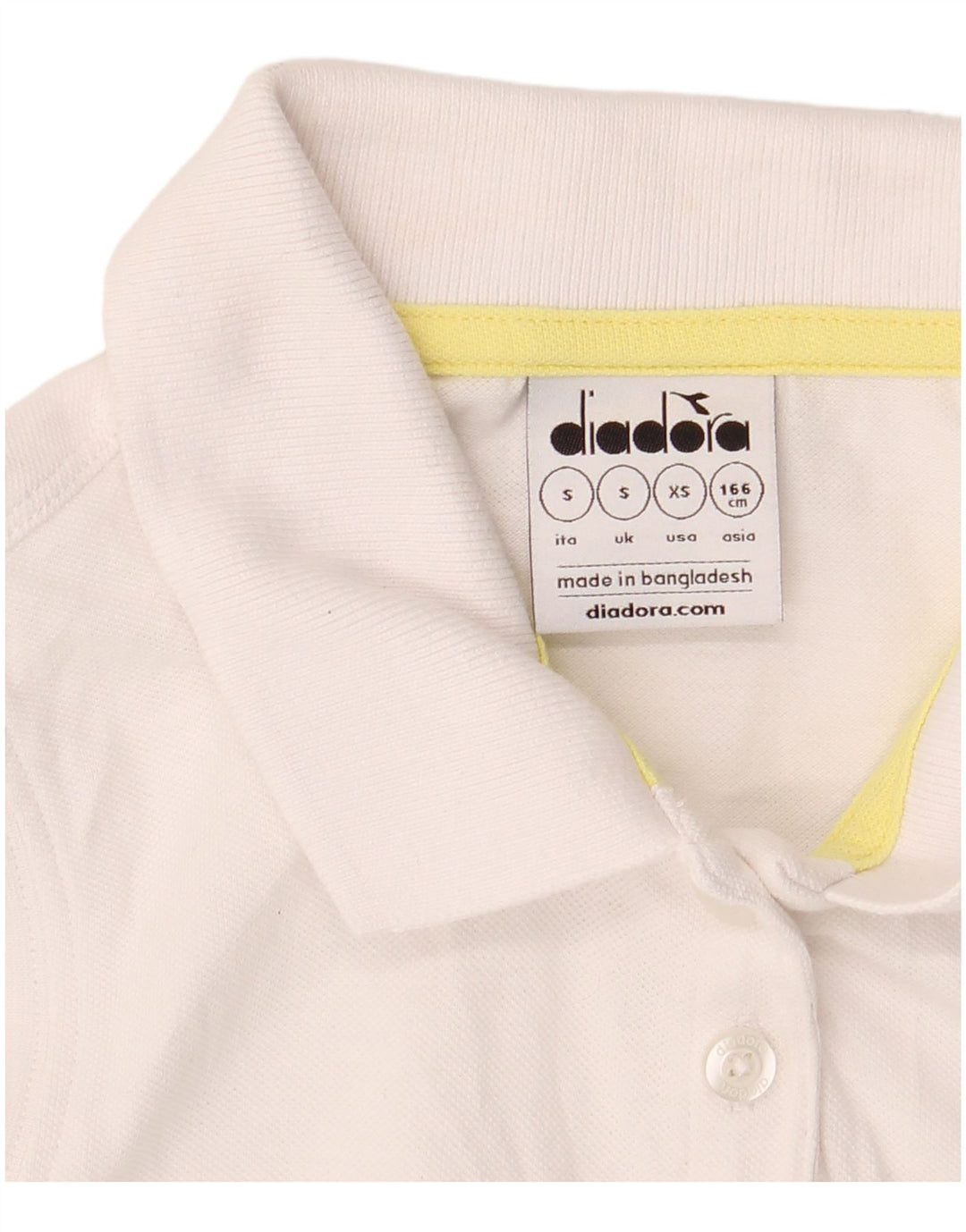 Diadora Polo Sin Mangas Mujer Small Blanco