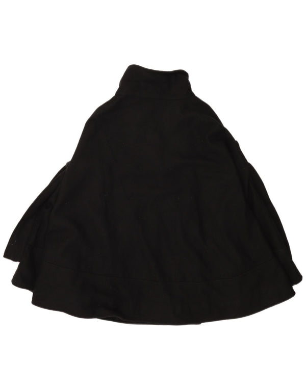 Zara Mujer Capa De Doble Botonadura Reino Unido 46 Grande Negro