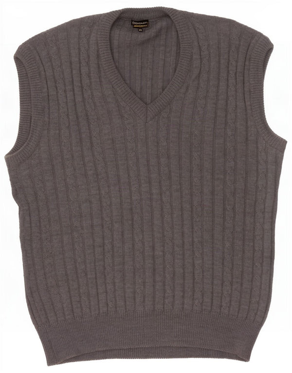 Jockey Hombre Chaleco Tank Top XL Gris Lana