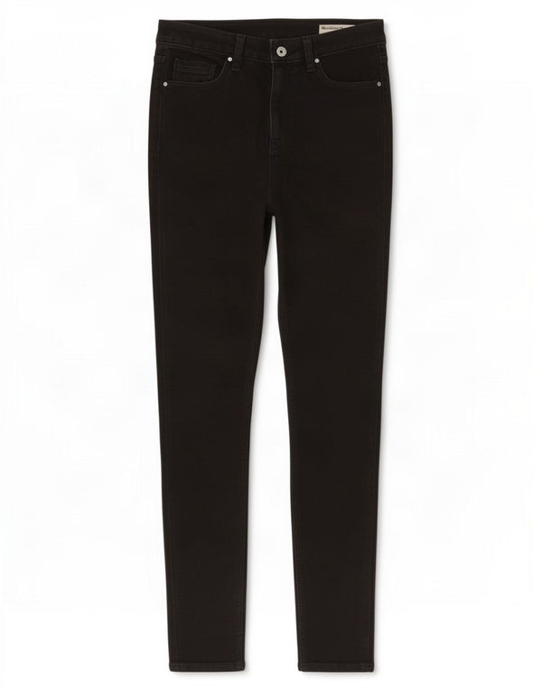 Marks & Spencer Vaqueros pitillo Ivy para mujer UK 10 Small W27 L28 Algodón negro