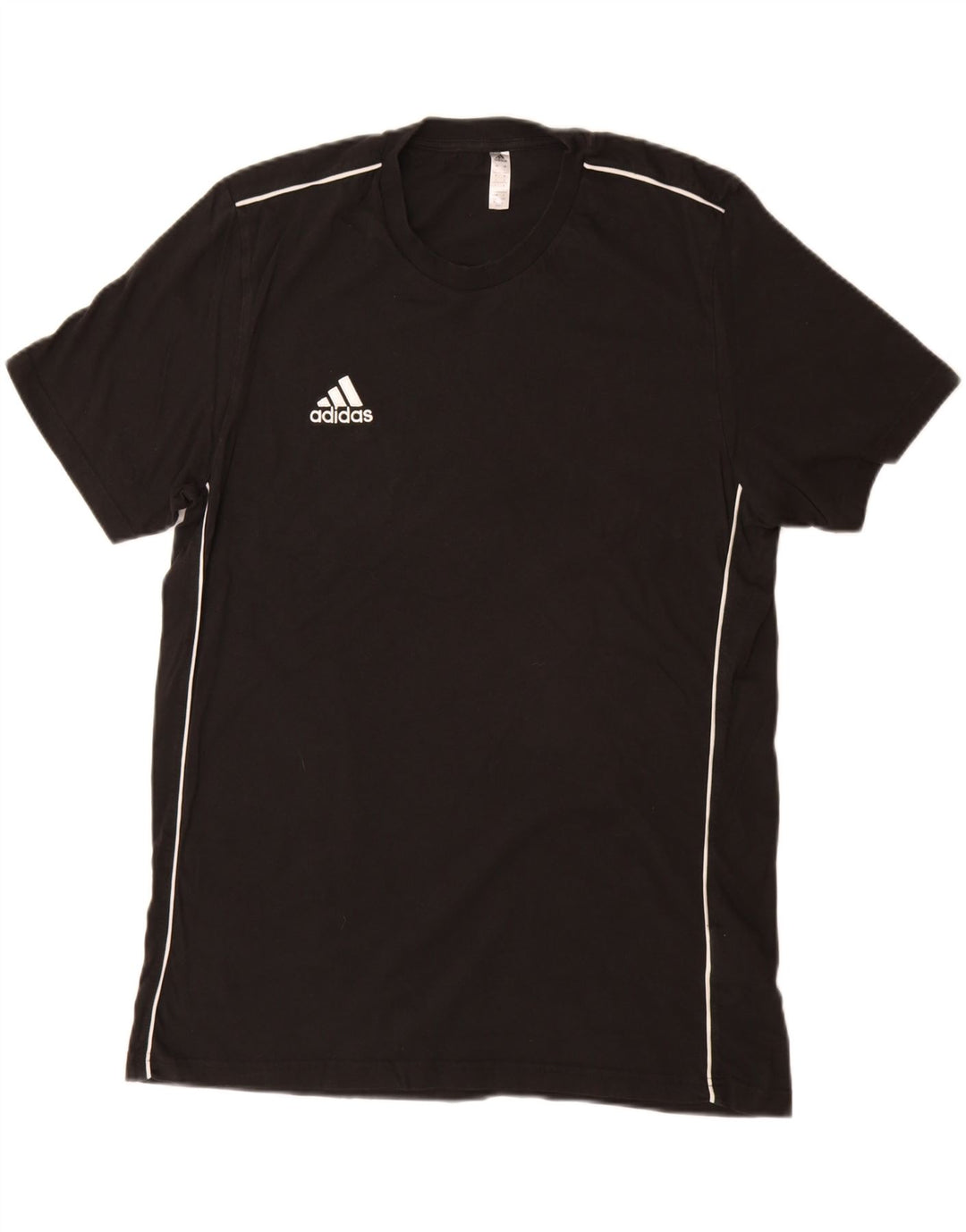 ADIDAS Camiseta Hombre Top Grande Algodón Negro