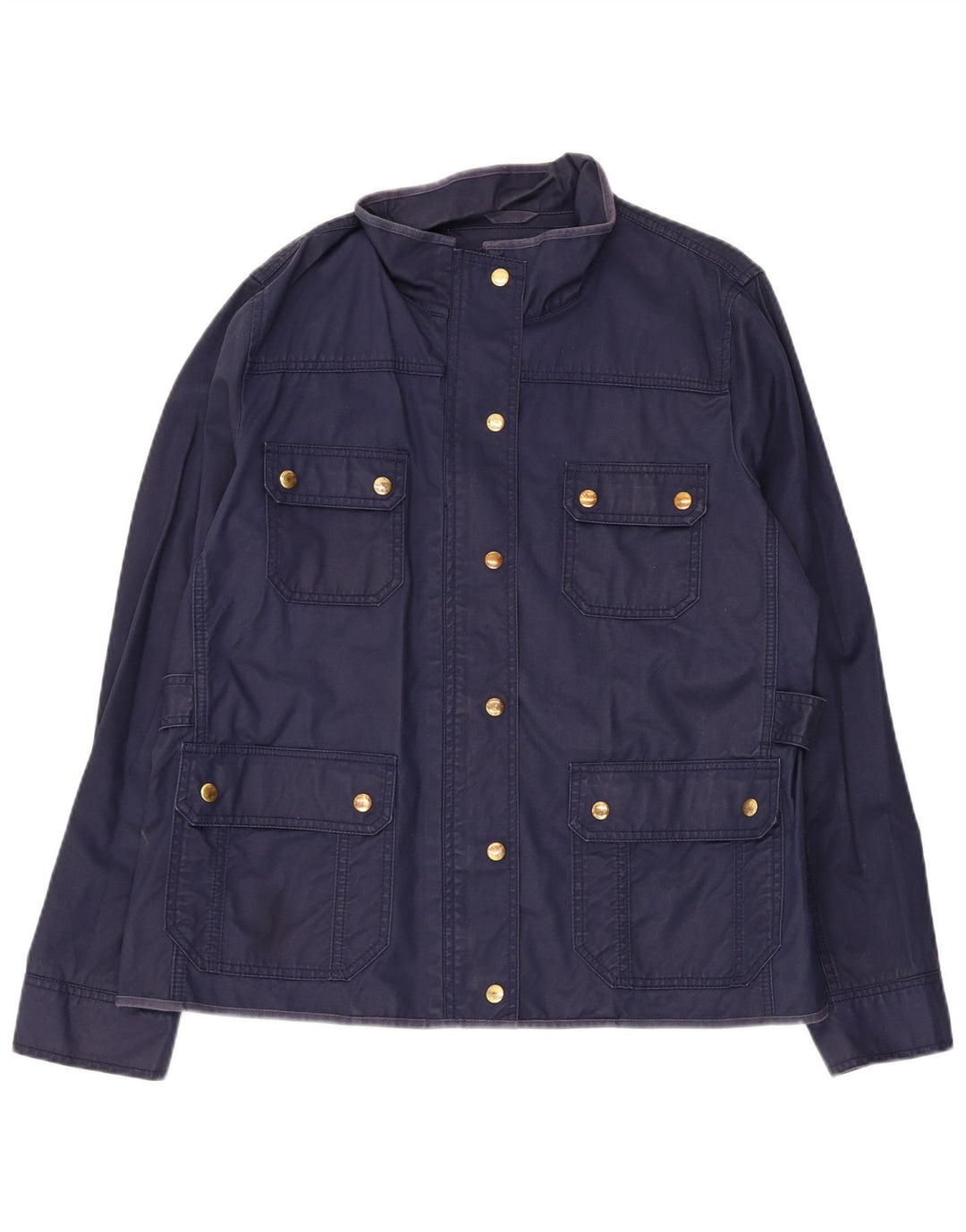 J. Crew Chaqueta utilitaria para mujer UK 40 XL Algodón azul marino