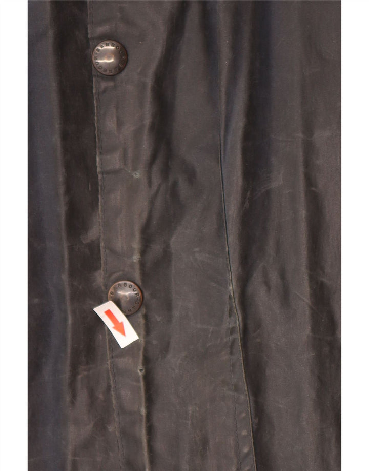 BARBOUR Chaqueta de algodón encerado Beaufort para hombre UK 38 Small Algodón azul marino