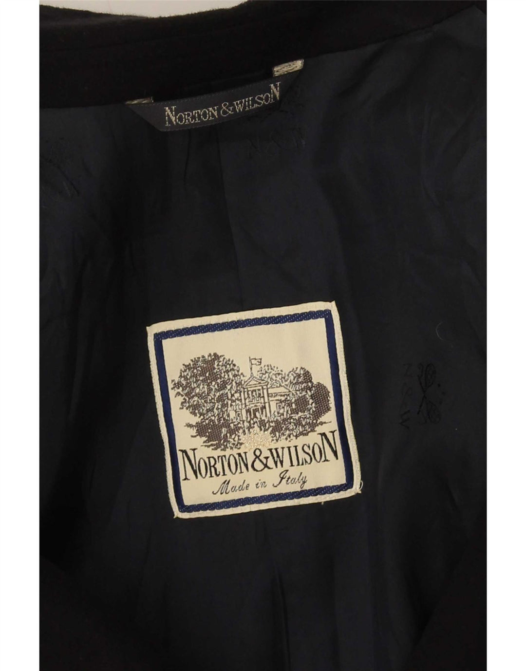 Norton & Wilson Chaqueta tipo blazer con doble botonadura para mujer UK 40 Grande Negro