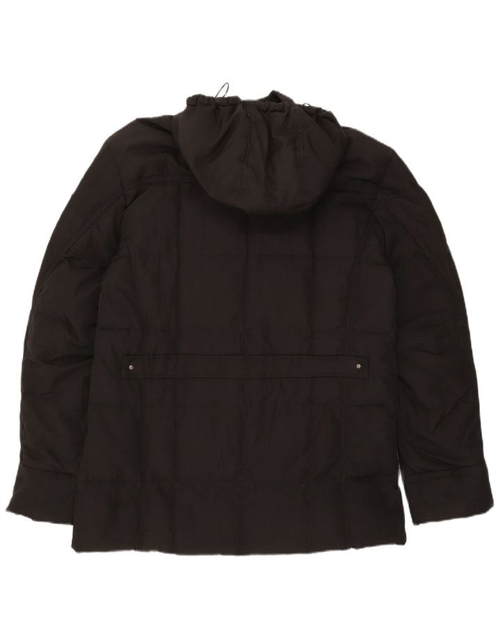 Calvin Klein Chaqueta acolchada con capucha para hombre IT 52 XL Poliéster negro