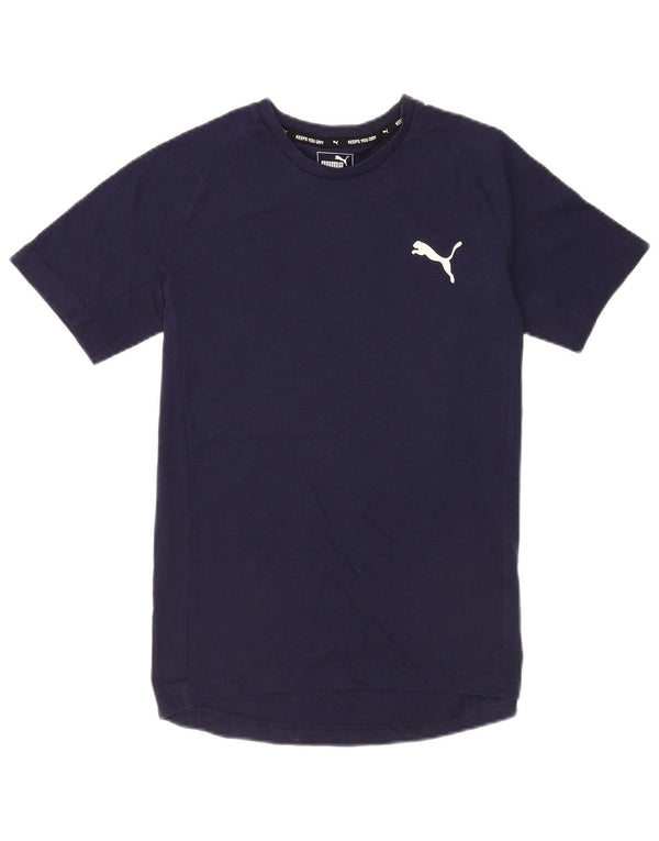 Camiseta Puma Hombre Top Medium Azul Marino Algodón