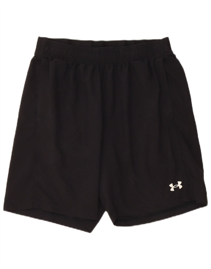 UNDER ARMOUR Pantalones cortos deportivos gráficos para hombre Poliéster negro grande