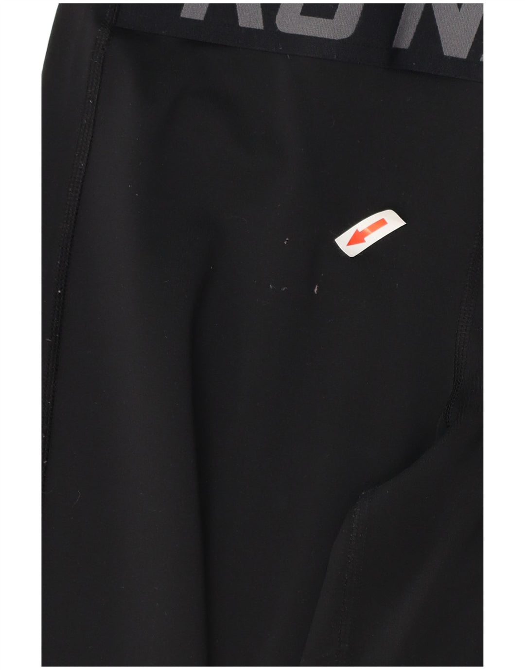 NIKE Leggings gráficos Dri Fit para mujer UK 12 Mediano Negro Poliéster