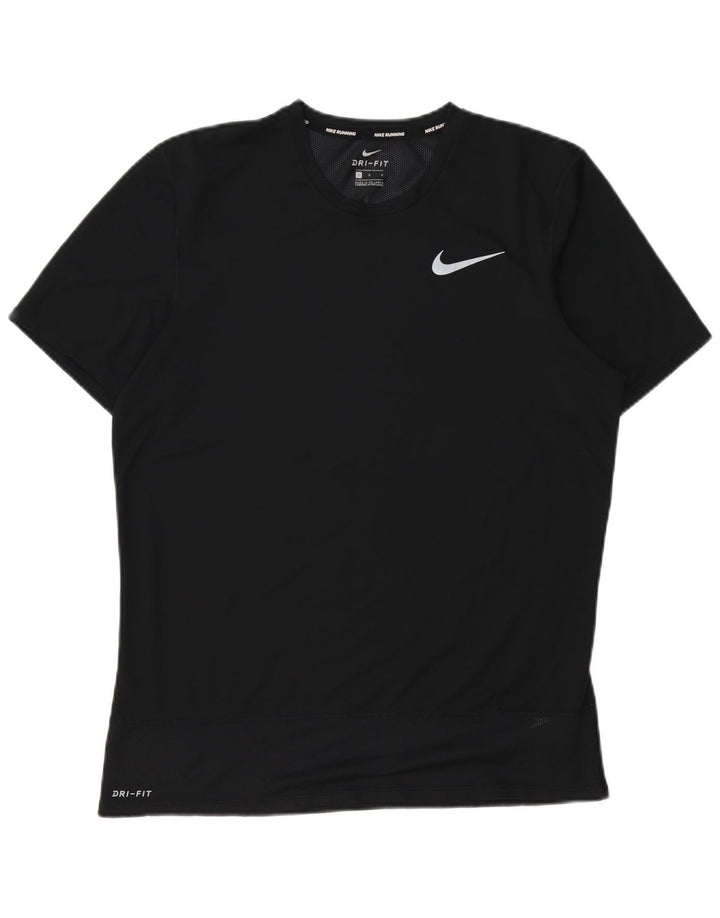 Nike - Camiseta Dri Fit para hombre, talla grande, poliéster negro