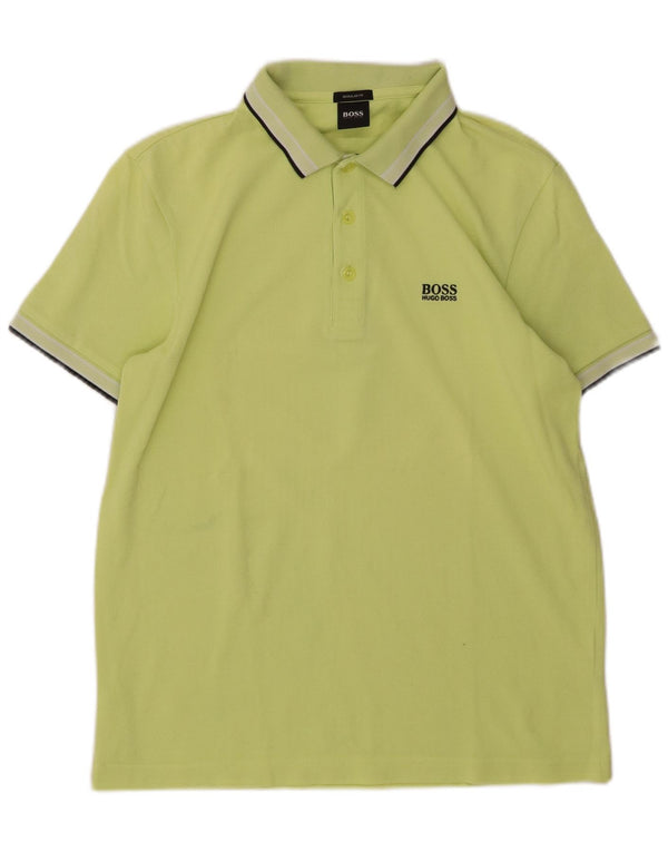 Polo HUGO BOSS Hombre Regular Fit Algodón Verde Medio