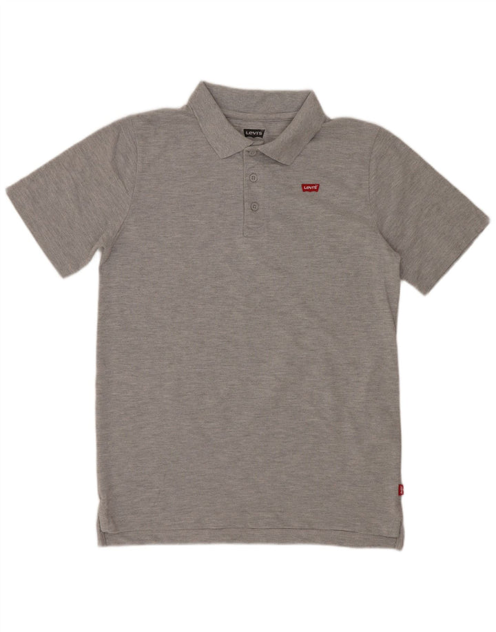 Levi's Polo para niño 15-16 años Algodón moteado gris