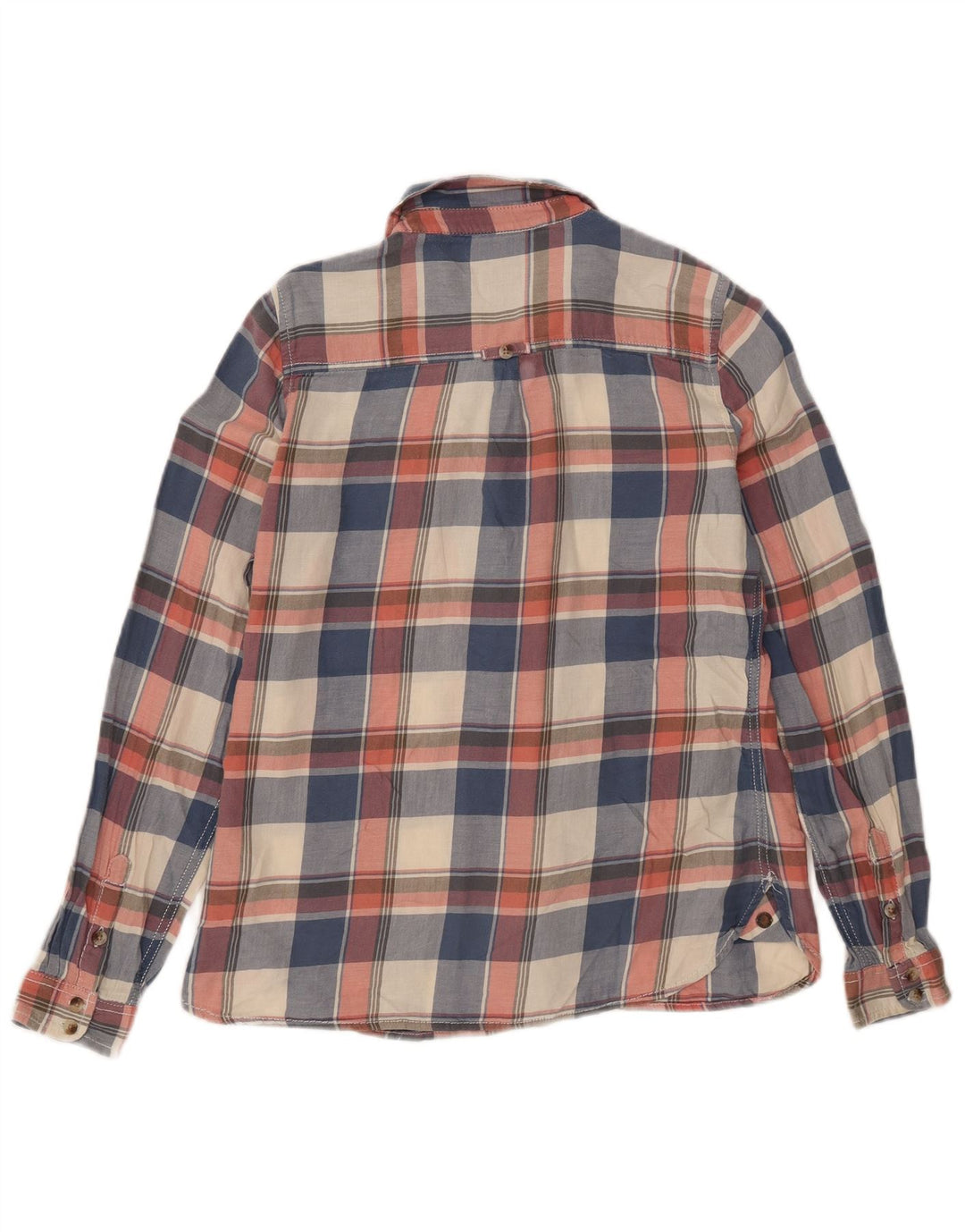 Camisa de franela de ajuste clásico para mujer de Fat Face, talla M, azul marino a cuadros