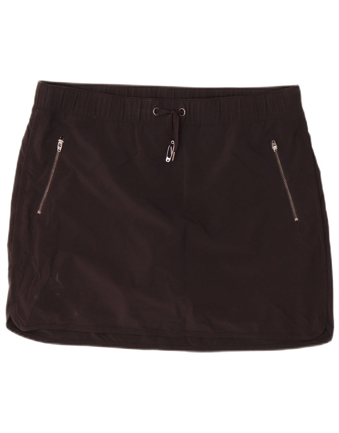 ATHLETA Falda para Mujer UK 46 Grande Negro Spandex