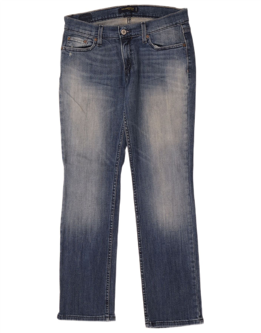 Levi's Jeans 524 Super Low Straight para Mujer US 9 Medium W30 L30 Algodón Azul