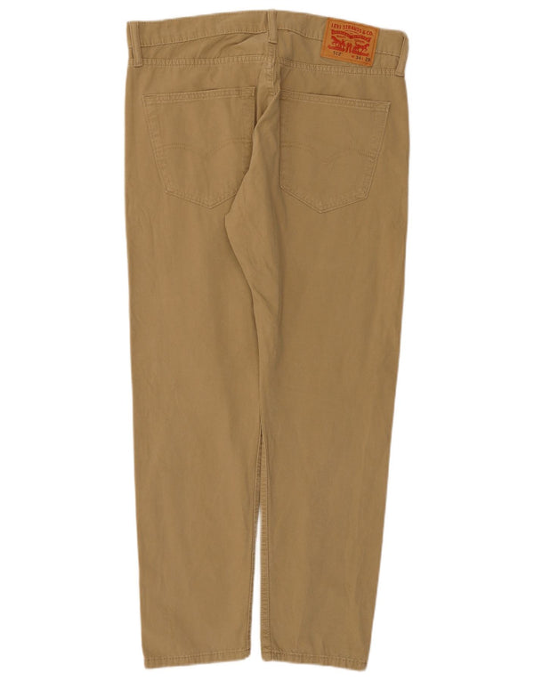 Levi's Mens 512 Tapered Slim Casual Pantalones W34 L29 Algodón Beige