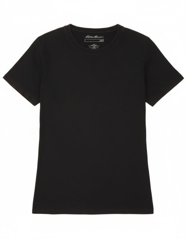 Eddie Bauer Camiseta para mujer Top UK 12 Medium Black