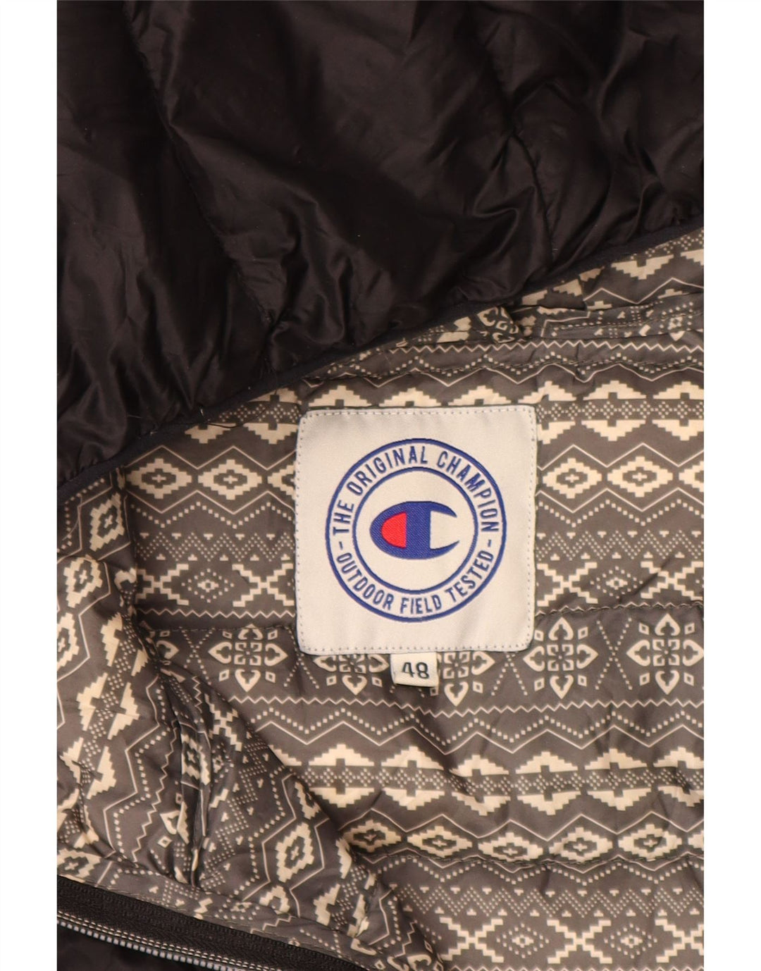 CHAMPION Chaqueta acolchada con capucha para mujer IT 48 XL Poliamida negra