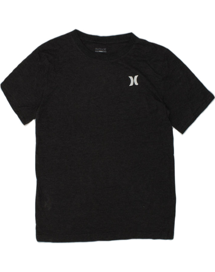 HURLEY Boys T-Shirt Top 14-15 Years Black Cotton | Vintage Hurley | Thrift | Second-Hand Hurley | Used Clothing | Messina Hembry 