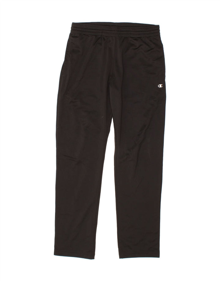 CHAMPION Mens Tracksuit Trousers Small  Black Polyester Vintage Champion and Second-Hand Champion from Messina Hembry 