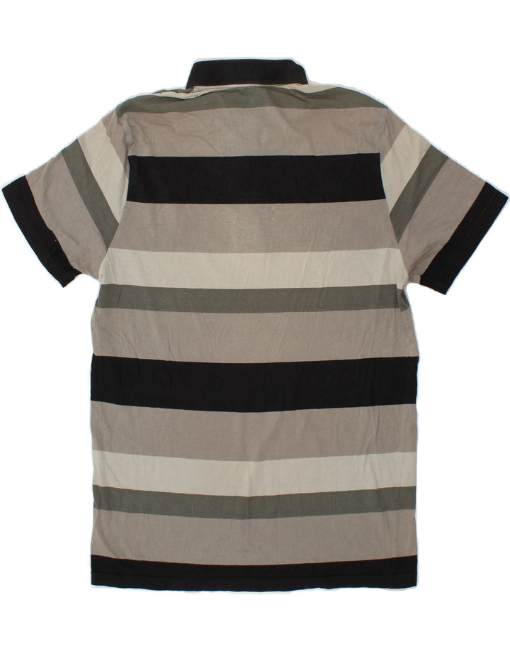 Polo PUMA para hombre a rayas gris medio