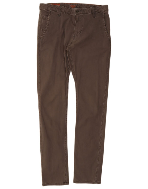 Dockers Pantalones chinos ajustados color caqui para hombre W32 L34 Algodón gris