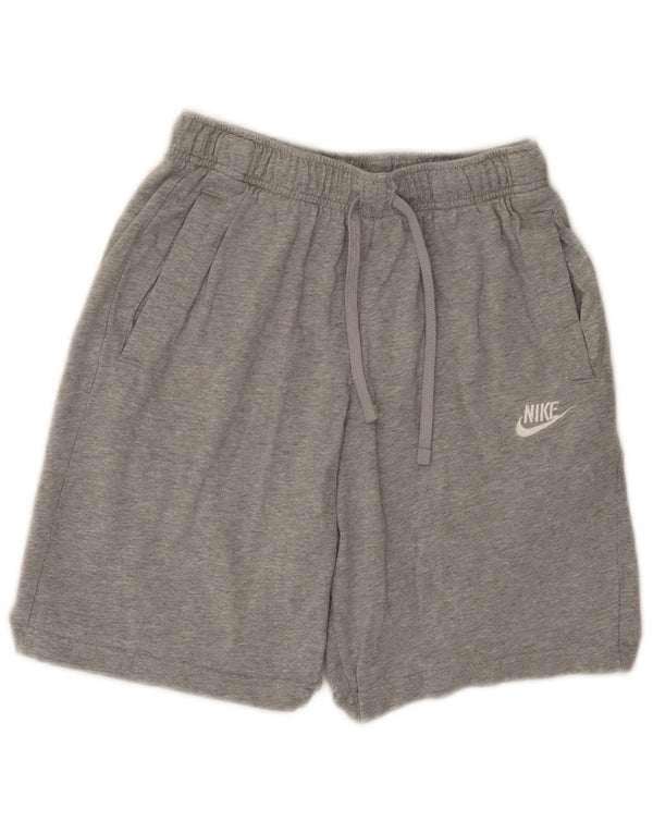 Pantalones cortos deportivos Nike para hombre XS Algodón moteado gris