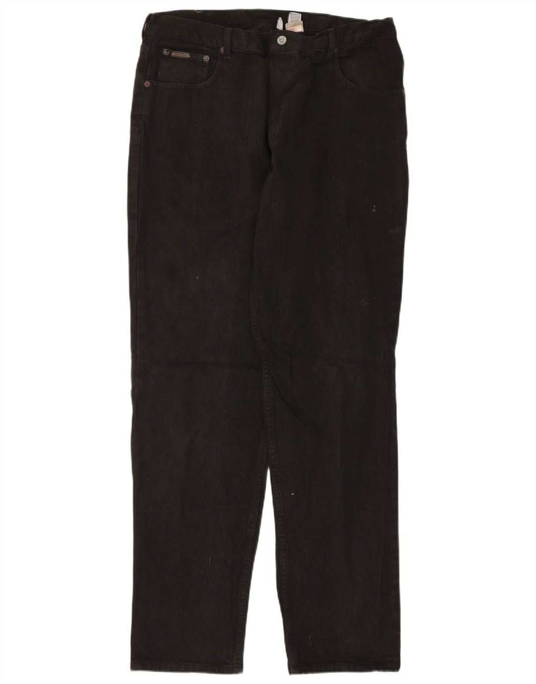 Calvin Klein Jeans rectos para hombre W38 L34 Algodón negro