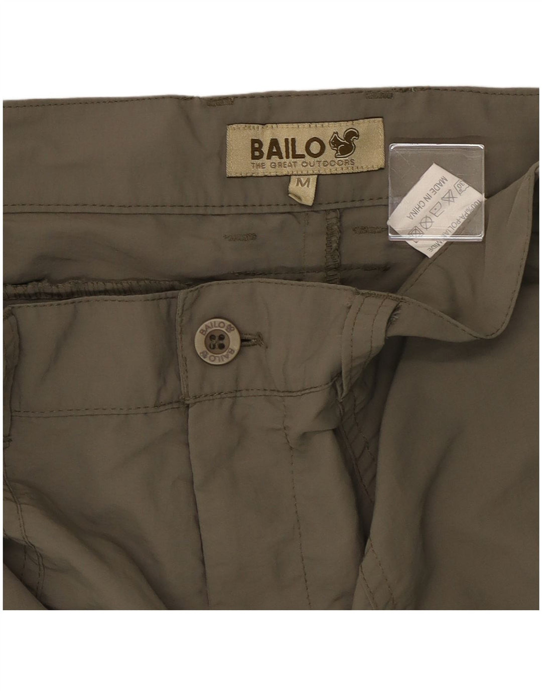 Bailo Pantalón Cargo Recto Mujer Medium W30 L28 Caqui Poliamida