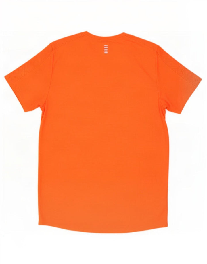 Camiseta Under Armour Heat Gear para hombre, parte superior de poliéster naranja medio