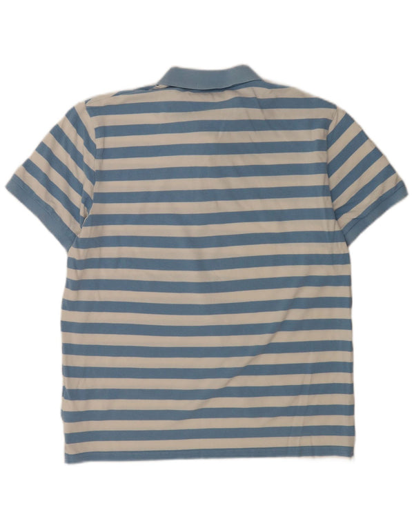 Gant Polo De Algodón A Rayas Azul Grande Hombre