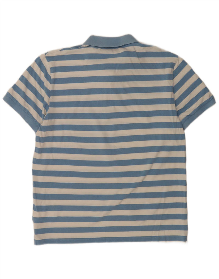 Gant Polo De Algodón A Rayas Azul Grande Hombre