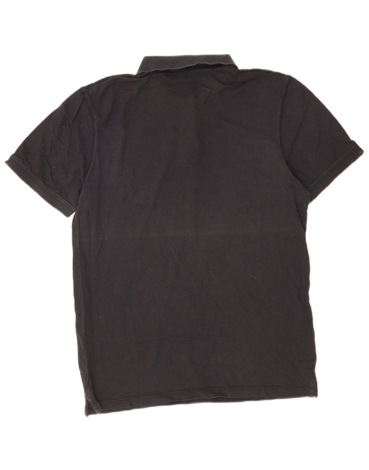 Polo Jack & Jones para hombre de algodón negro grande