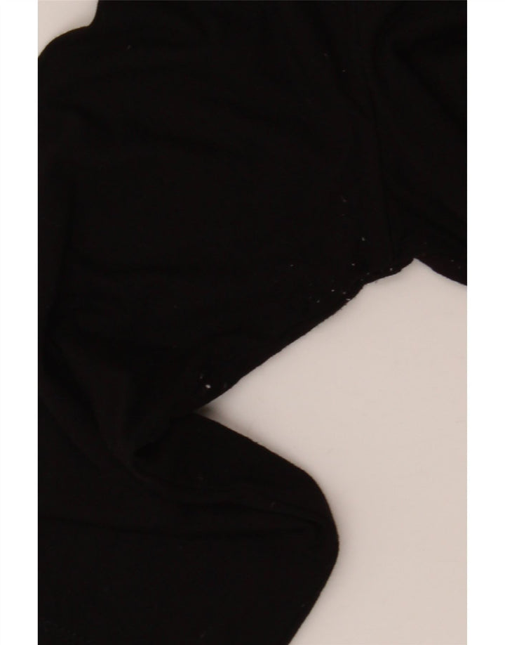 Desigual Vestido recto gráfico para mujer UK 44 Grande Viscosa floral negra