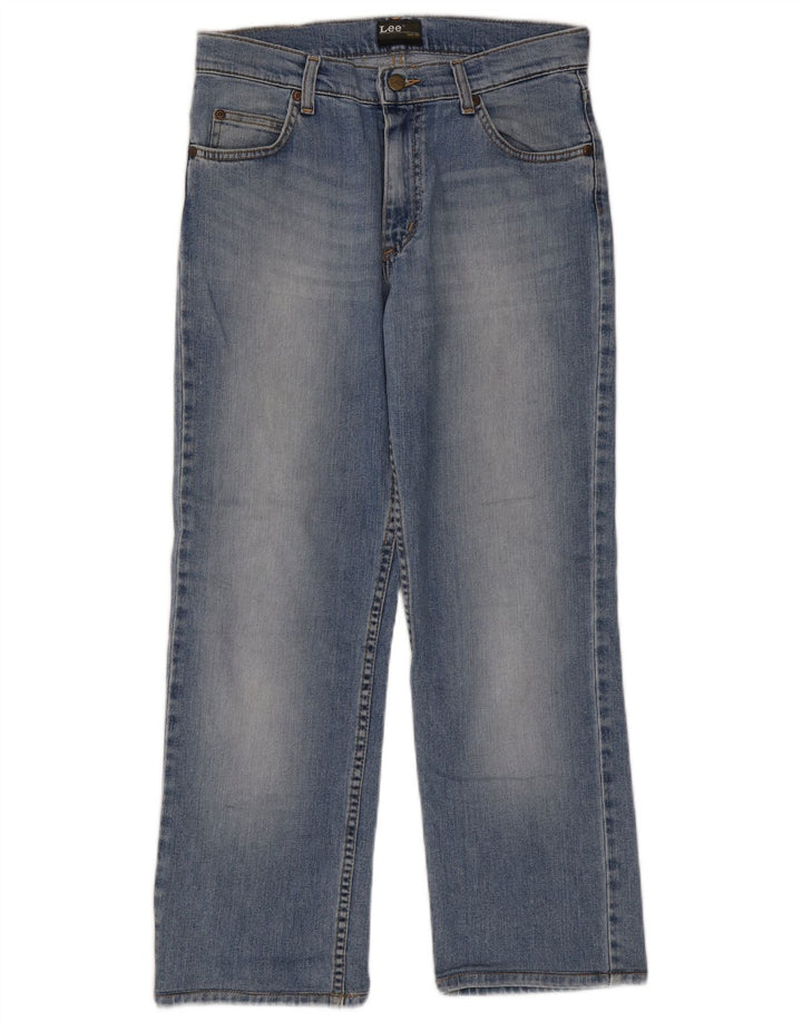 Lee Vaqueros Rectos Brooklyn Para Hombre W31 L27 Algodón Azul