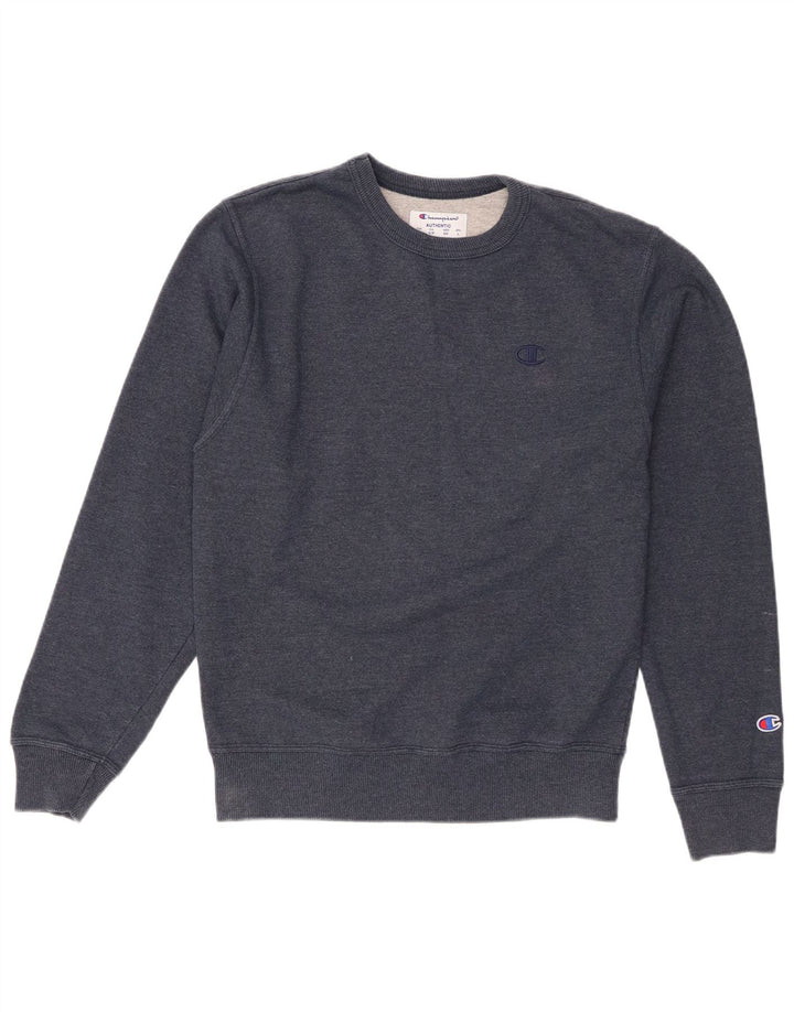 Champion Sudadera Jumper Para Hombre Grande Azul Marino